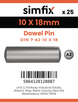 Simfix product label - 7A2610018-D