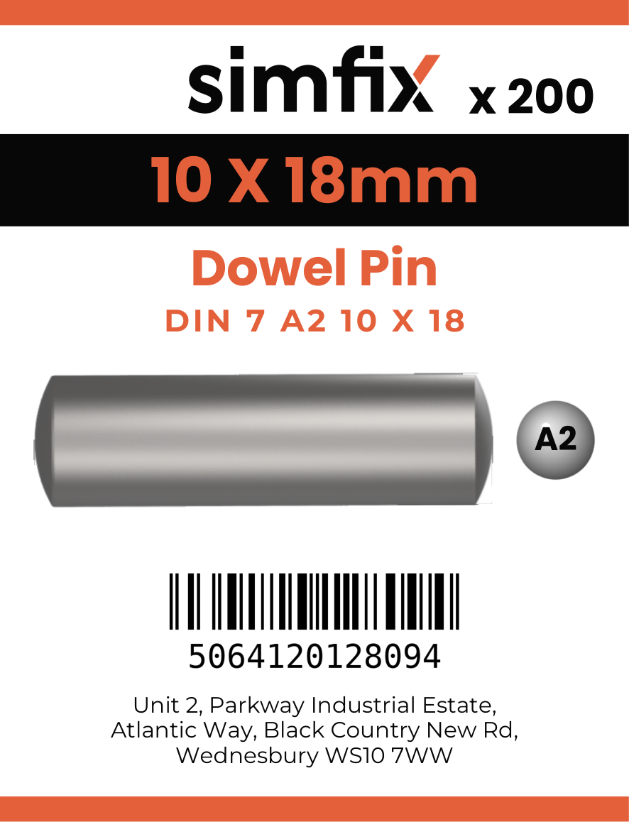 Simfix product label - 7A2610018-T