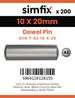 Simfix product label - 7A2610020-T