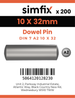Simfix product label - 7A2610032-T