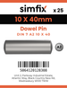 Simfix product label - 7A2610040-D