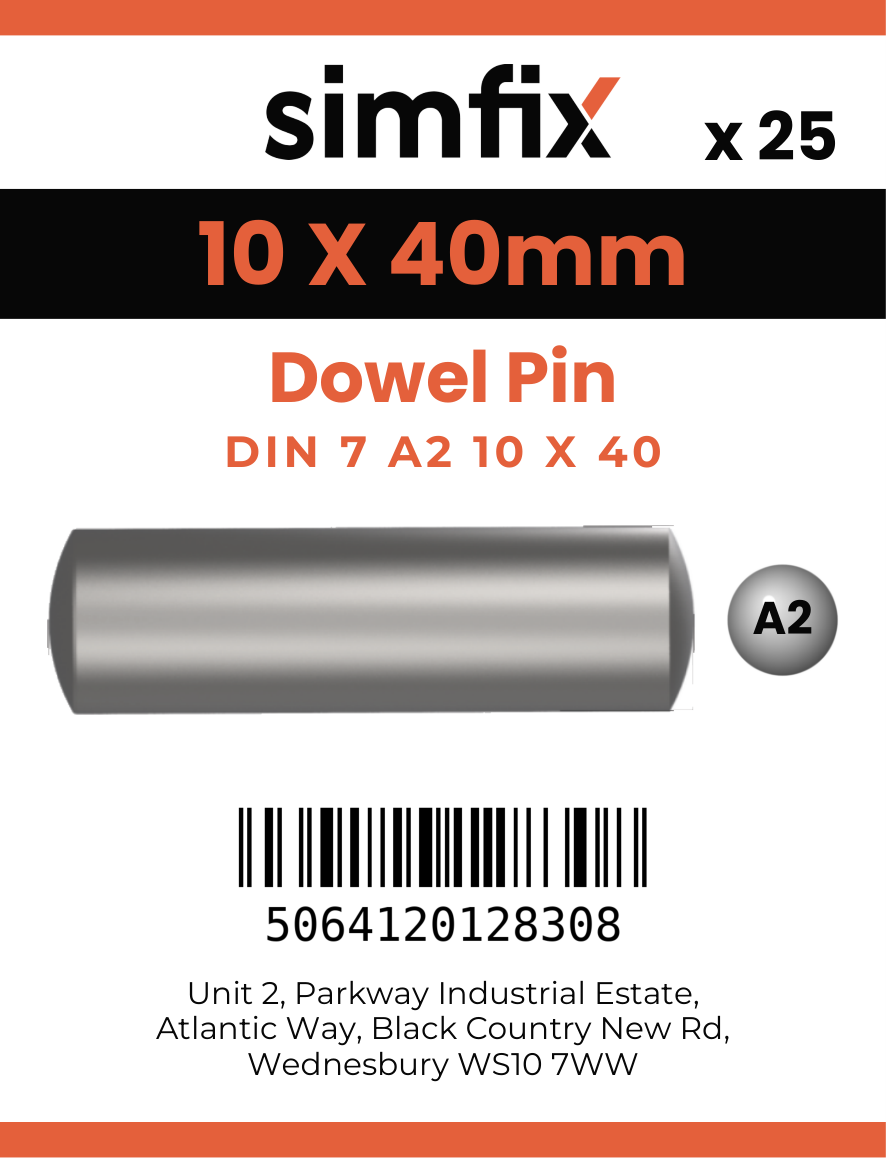 Simfix product label - 7A2610040-D