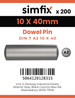 Simfix product label - 7A2610040-T