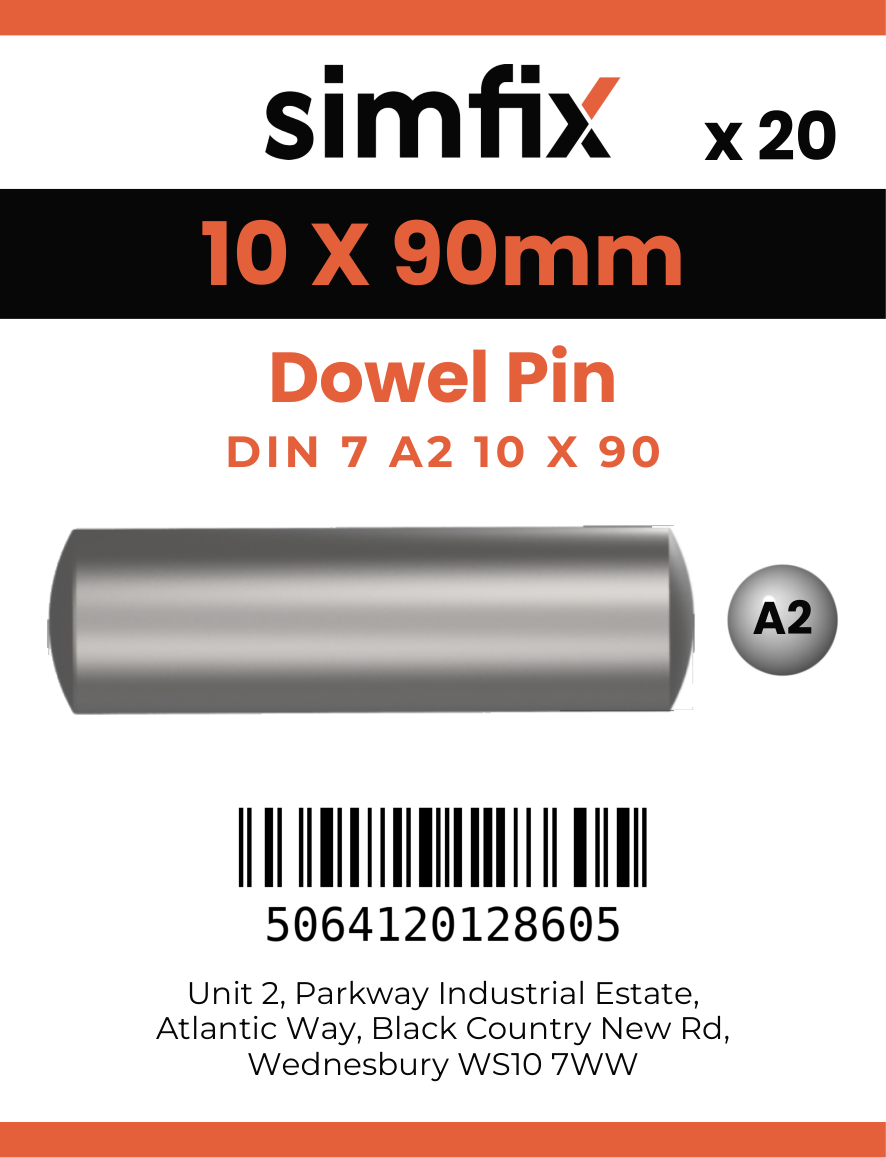 Simfix product label - 7A2610090-D