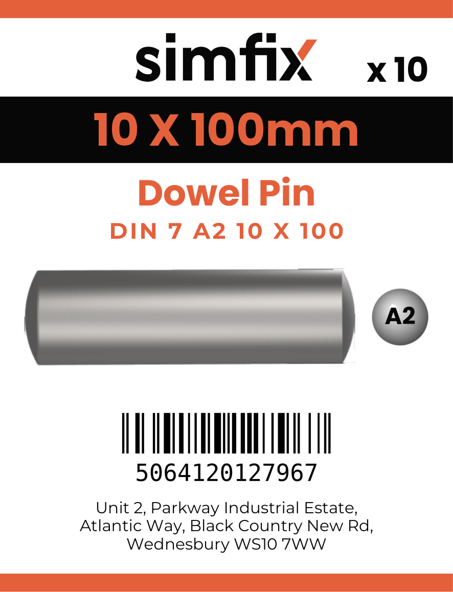 Simfix product label - 7A2610100-D