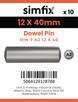 Simfix product label - 7A2612040-D