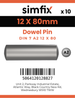 Simfix product label - 7A2612080-D
