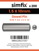 Simfix product label - 7A4015010-T