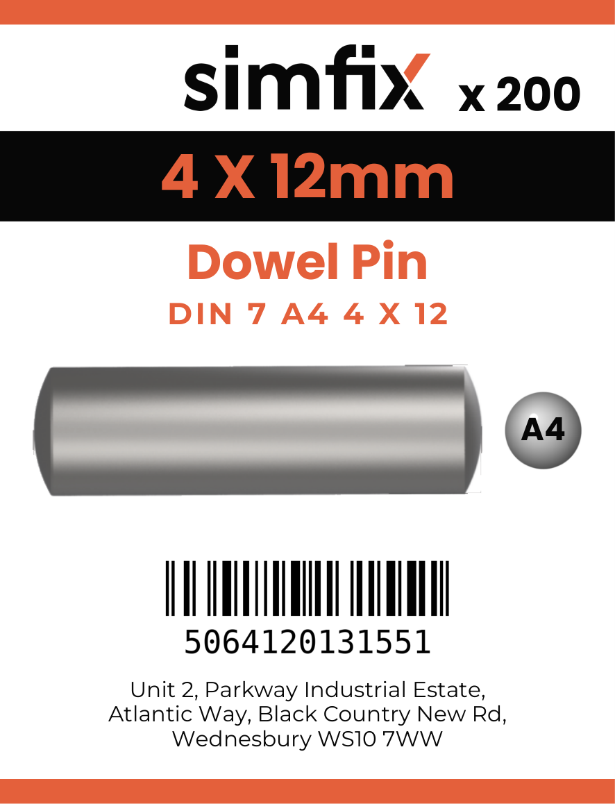 Simfix product label - 7A404012-T