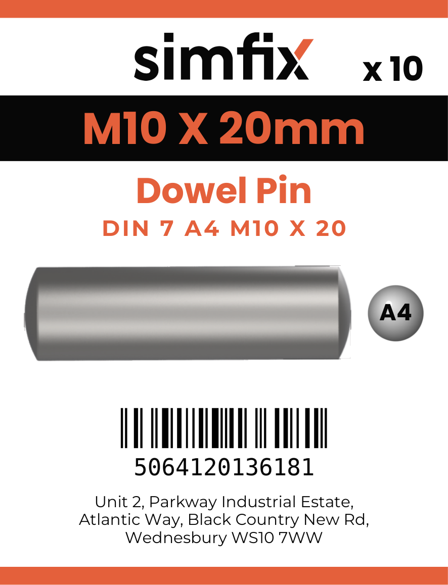 Simfix product label - 7A410020-D