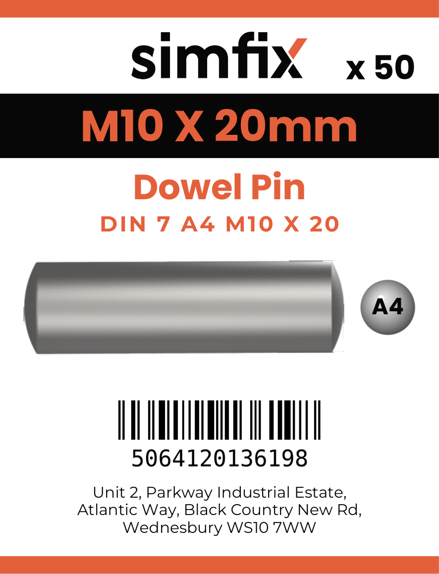 Simfix product label - 7A410020-T