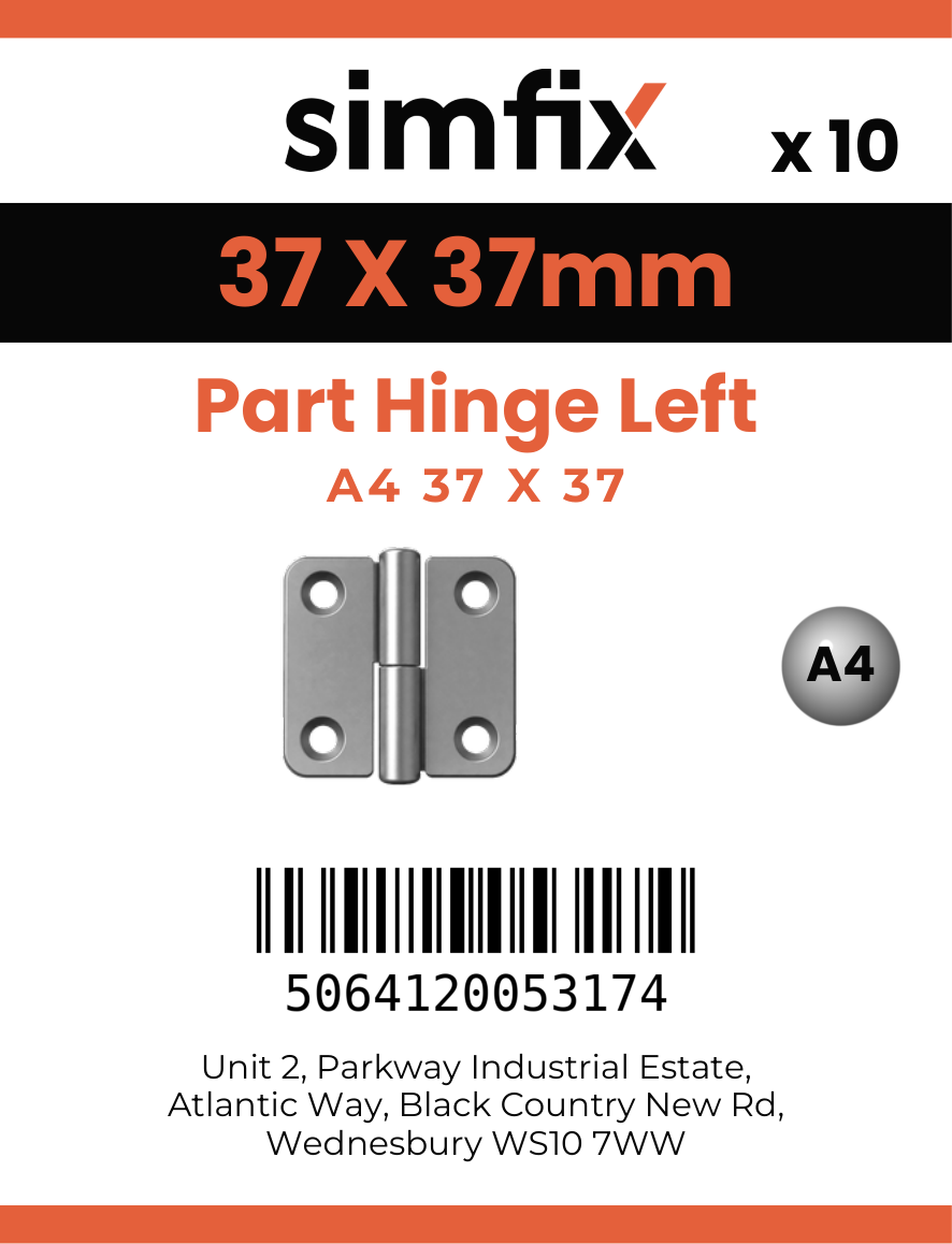 Simfix product label - 814033A43737L-T
