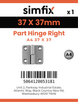 Simfix product label - 814033A43737R-D