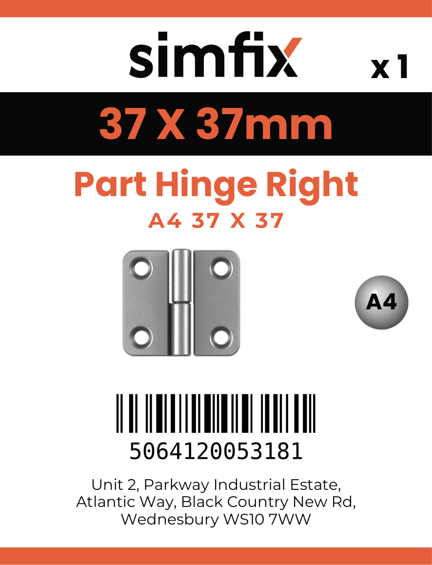 Simfix product label - 814033A43737R-D