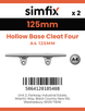 Simfix product label - 8217A4125-D