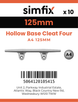 Simfix product label - 8217A4125-T