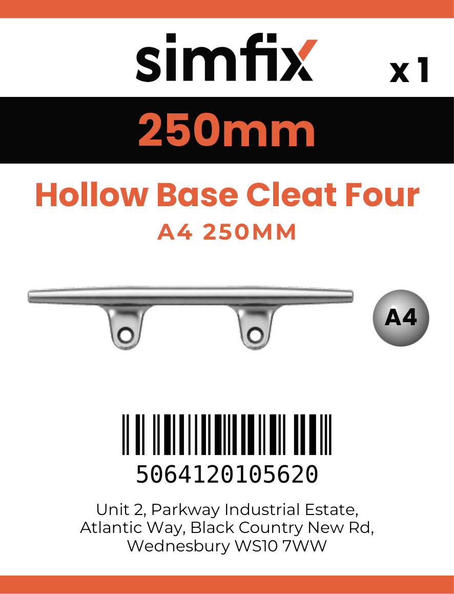 Simfix product label - 8217A4250-D
