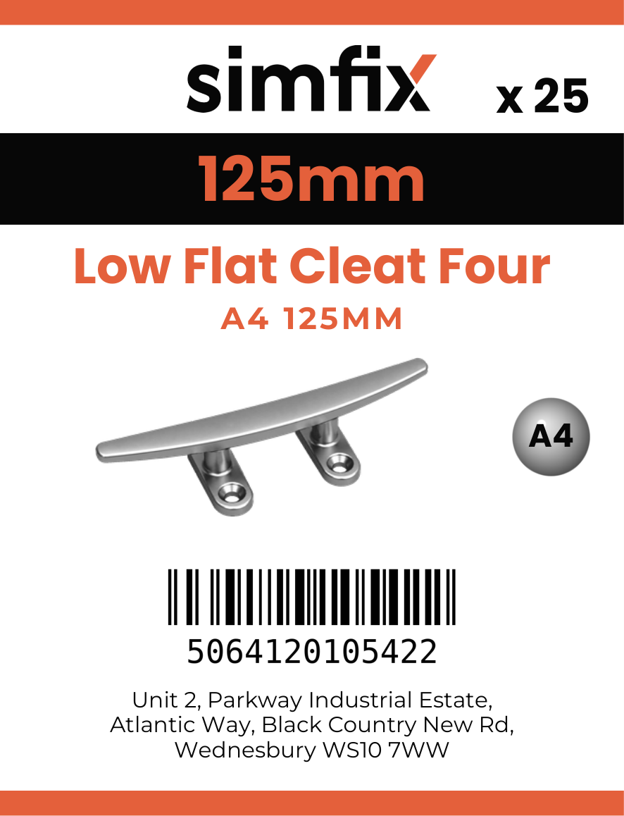 Simfix product label - 8218A4125-D