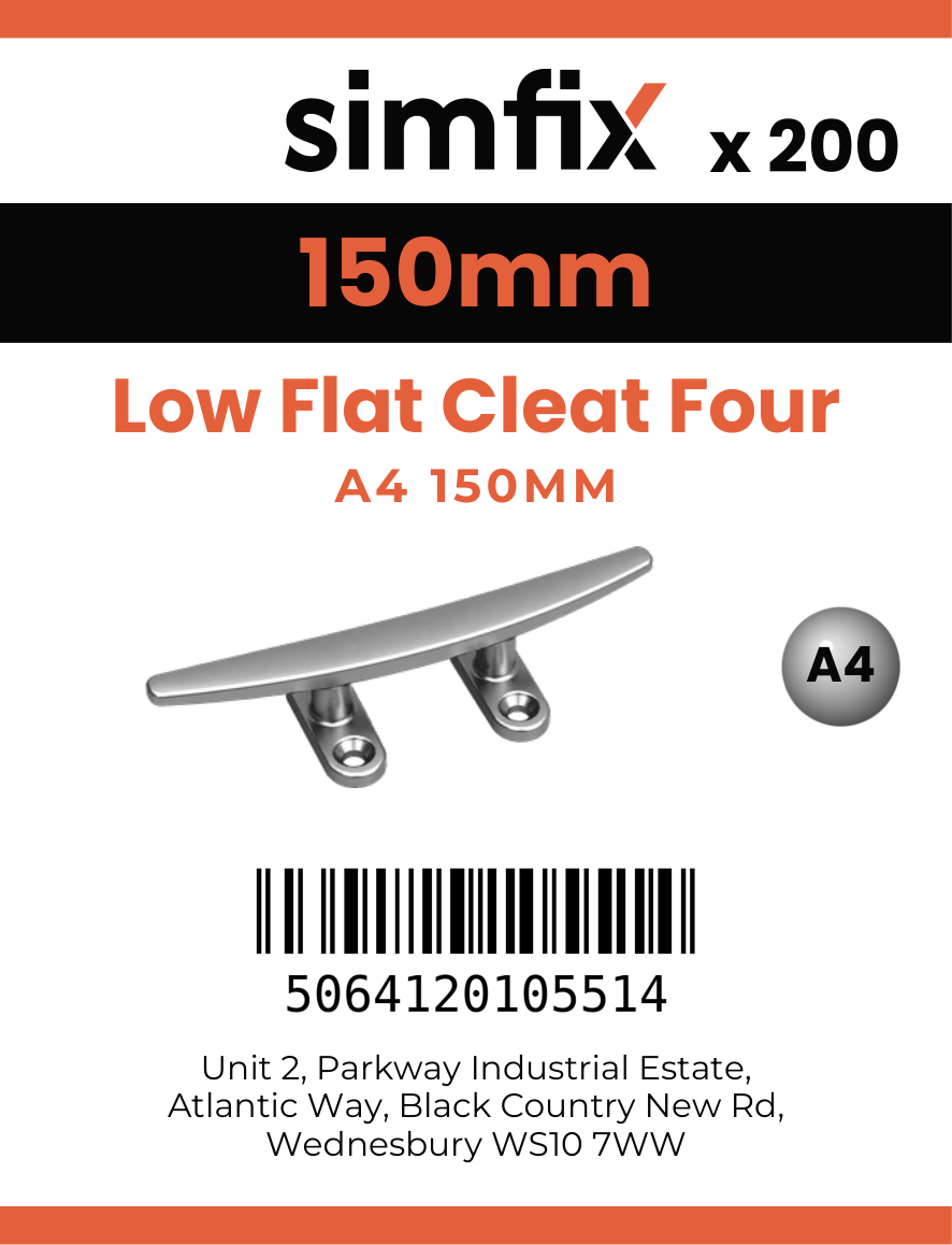 Simfix product label - 8218A4150-T