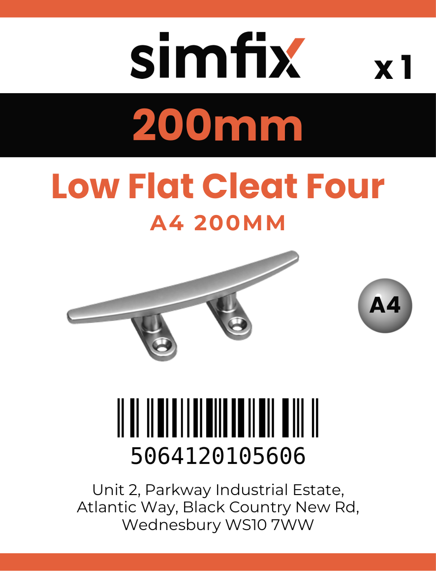 Simfix product label - 8218A4200-D