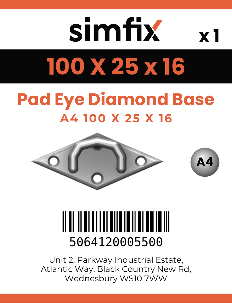 Simfix product label - 8223A4100-D