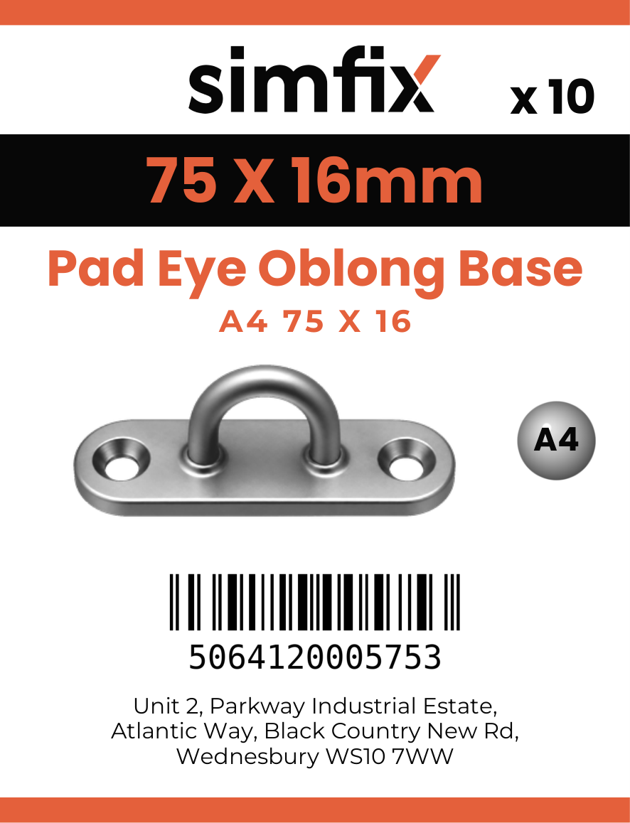 Simfix product label - 8224A4075-T