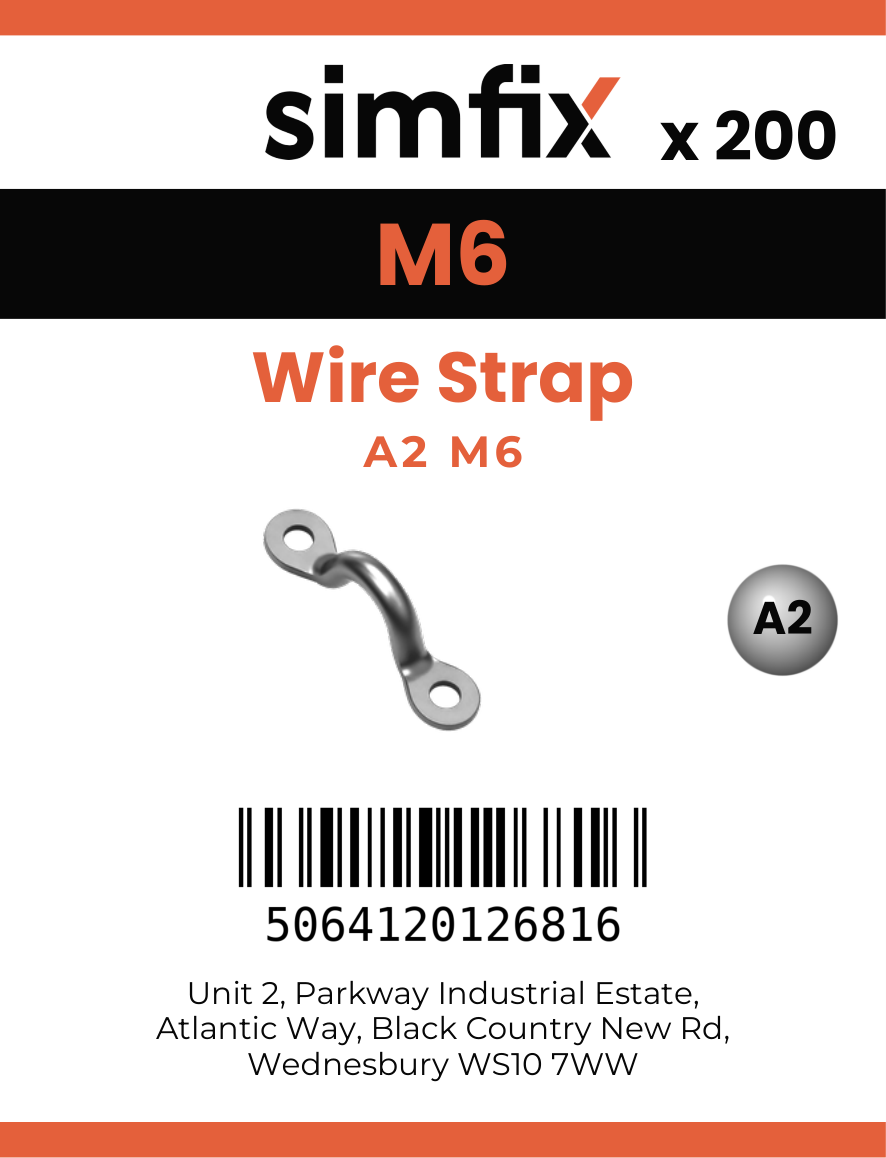 Simfix product label - 8226A206-T