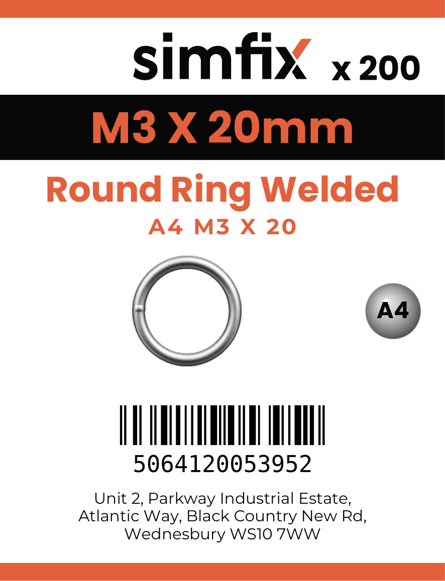 Simfix product label - 8229A403020-T