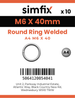Simfix product label - 8229A406040-D