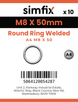 Simfix product label - 8229A408050-D