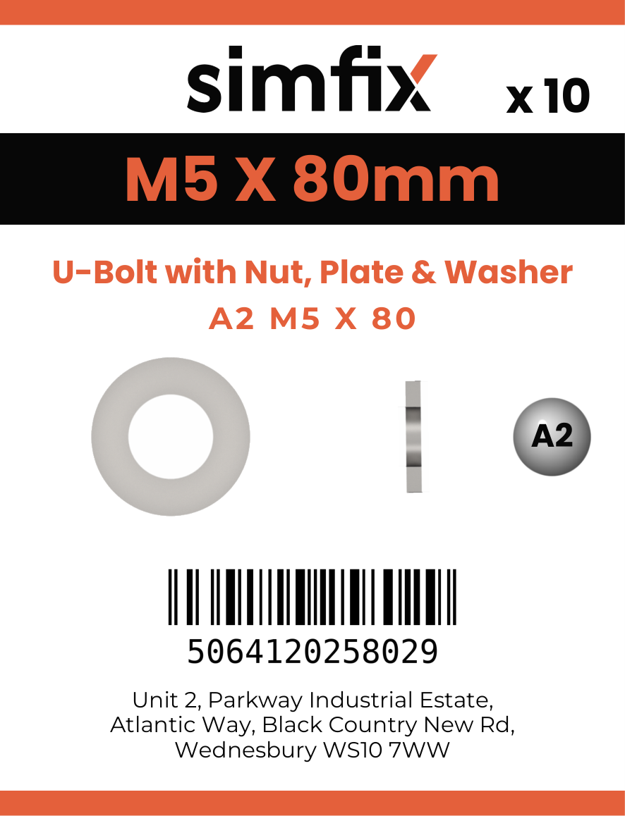 Simfix product label - 8230A205080-D
