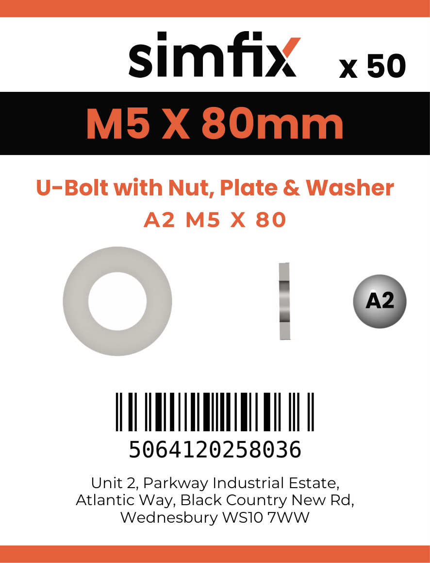 Simfix product label - 8230A205080-T