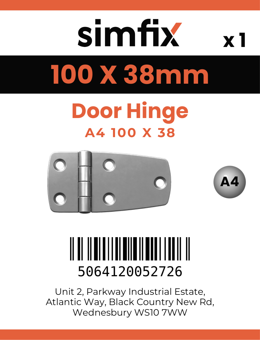 Simfix product label - 8231A410038-D
