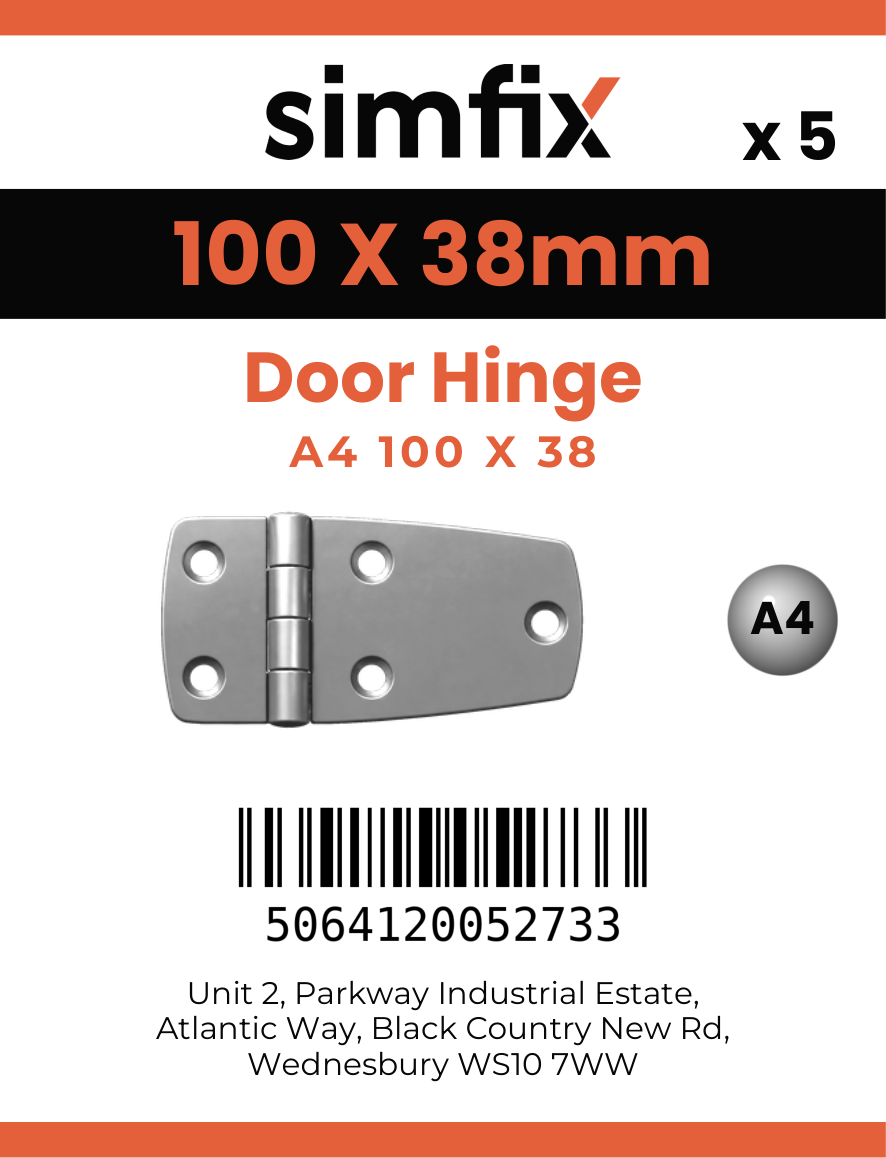 Simfix product label - 8231A410038-T
