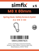 Simfix product label - 8232A408080-D