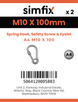 Simfix product label - 8232A410100-D