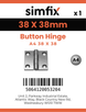 Simfix product label - 8233A438038-D