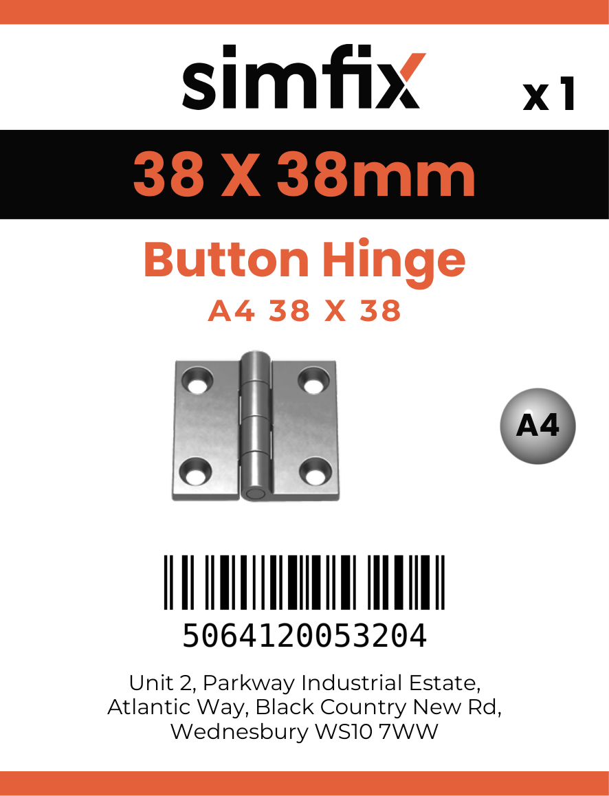 Simfix product label - 8233A438038-D