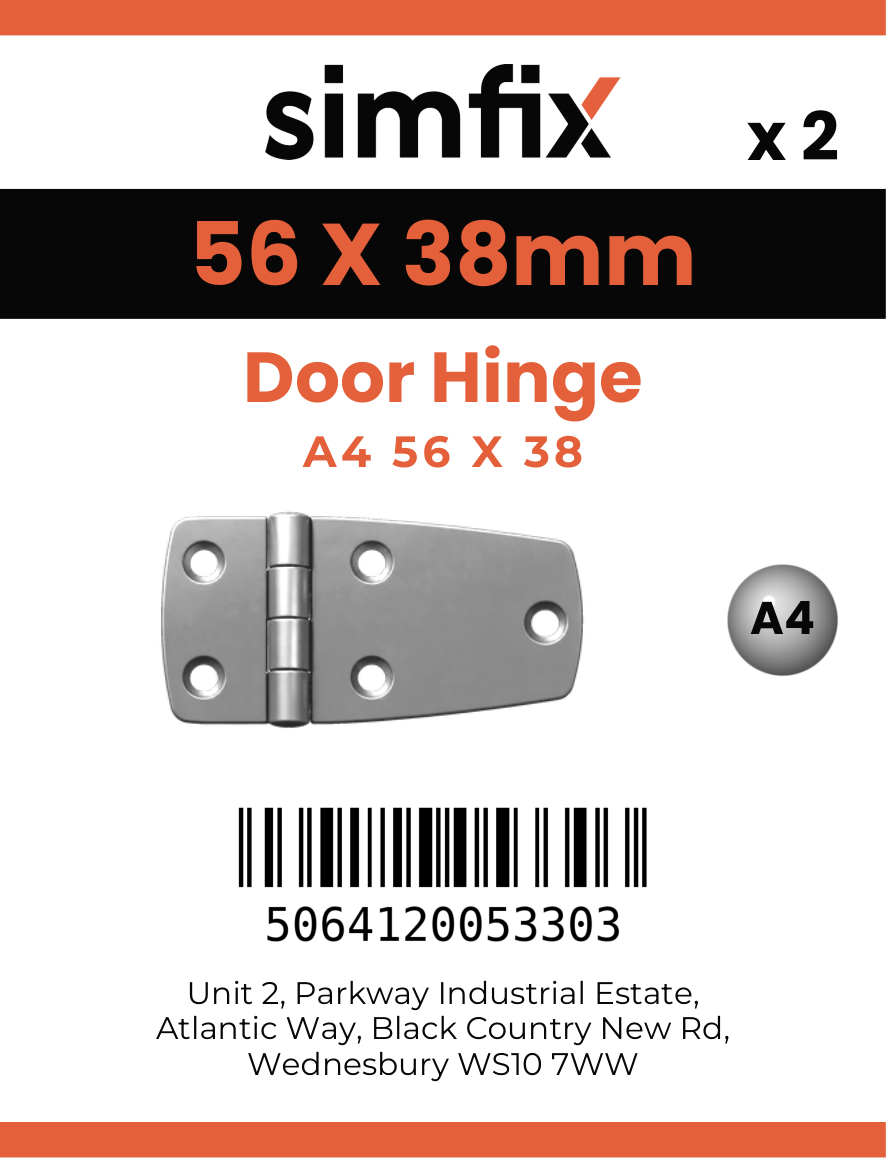 Simfix product label - 8234A456038-D