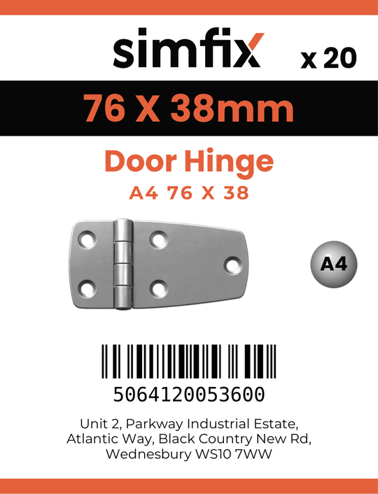 Simfix product label - 8234A476038-D