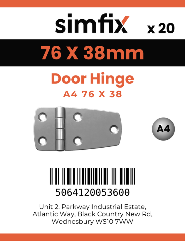 Simfix product label - 8234A476038-D