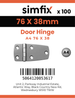 Simfix product label - 8234A476038-T