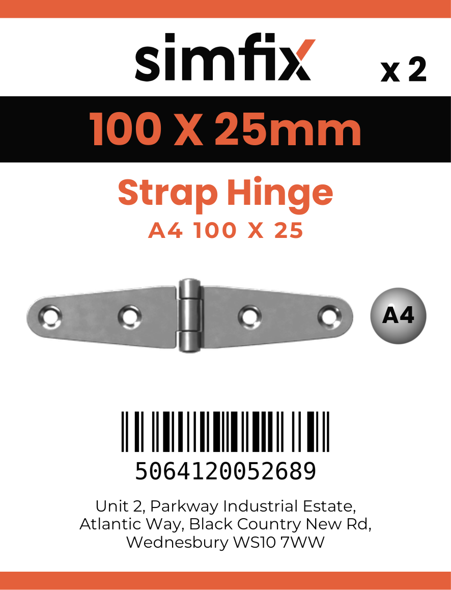 Simfix product label - 8235A410025-D