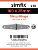 Simfix product label - 8235A410025-T