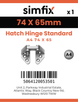 Simfix product label - 8238A474065-D