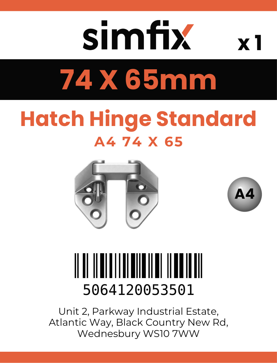 Simfix product label - 8238A474065-D