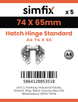 Simfix product label - 8238A474065-T