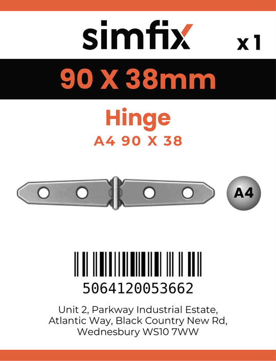Simfix product label - 8239A490038-D