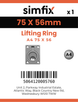 Simfix product label - 8243A475056-D