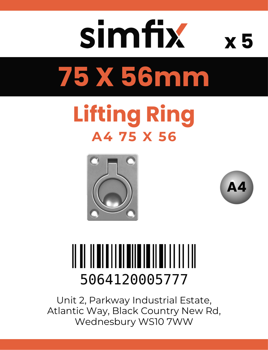 Simfix product label - 8243A475056-T